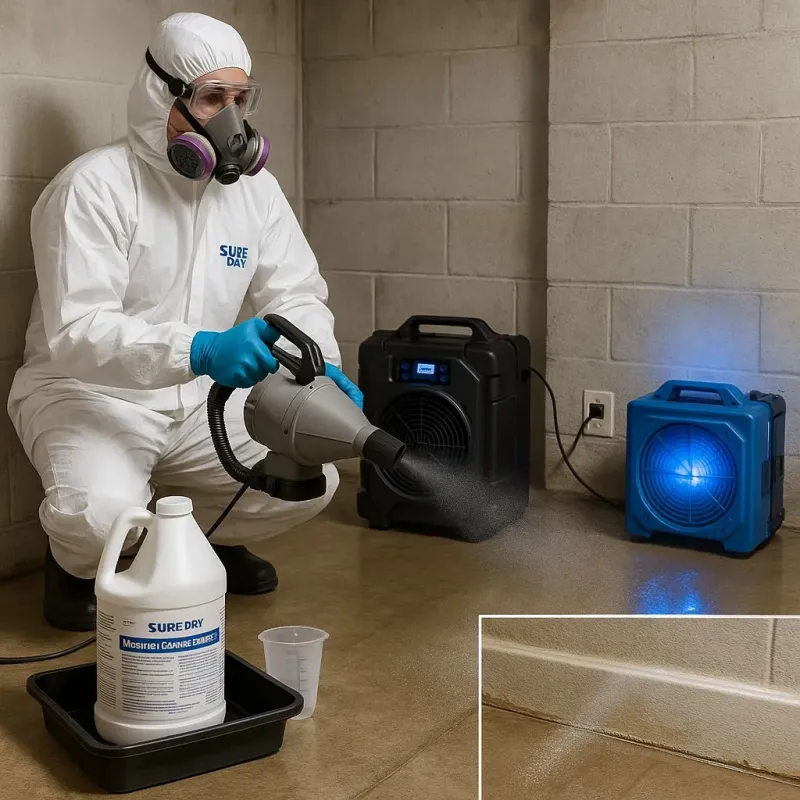 Sanitization and Odor Removal process in West Jefferson, OH