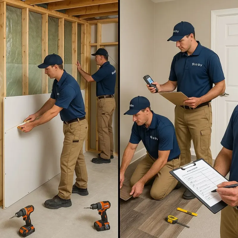 Repairs and Reconstruction process in West Jefferson, OH